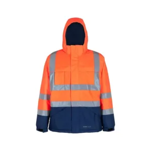 Parka Térmica Impermeable IX400 Azul/Naranja Iron-x
