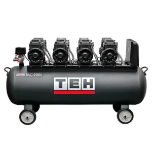 Compresor de Aire 200 litros Libre de Aceite 8HP TEHTOOLS