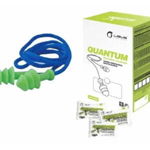 Tapón auditivo reutilizable con cordón Quantum Libus